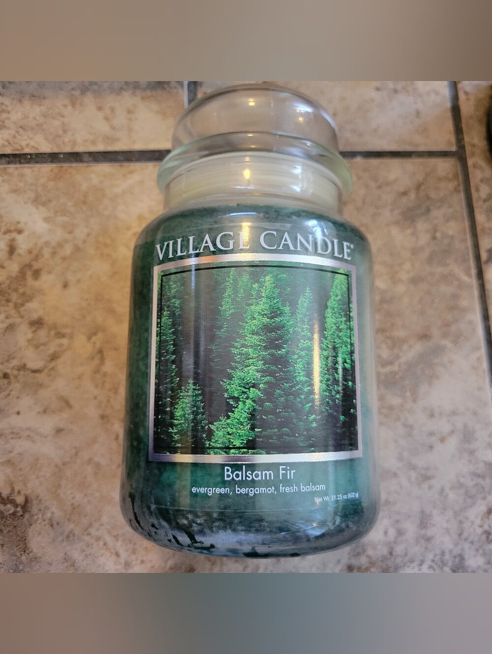 Village Candle Balsam Fir Large Jar Candle